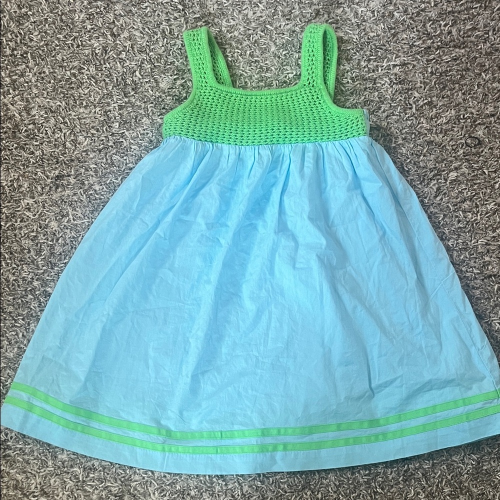 Baby GAP Dress in Green and Blue